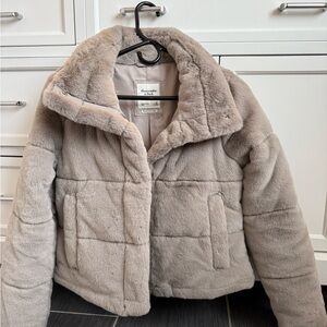 Abercrombie Faux Fur Puffer
